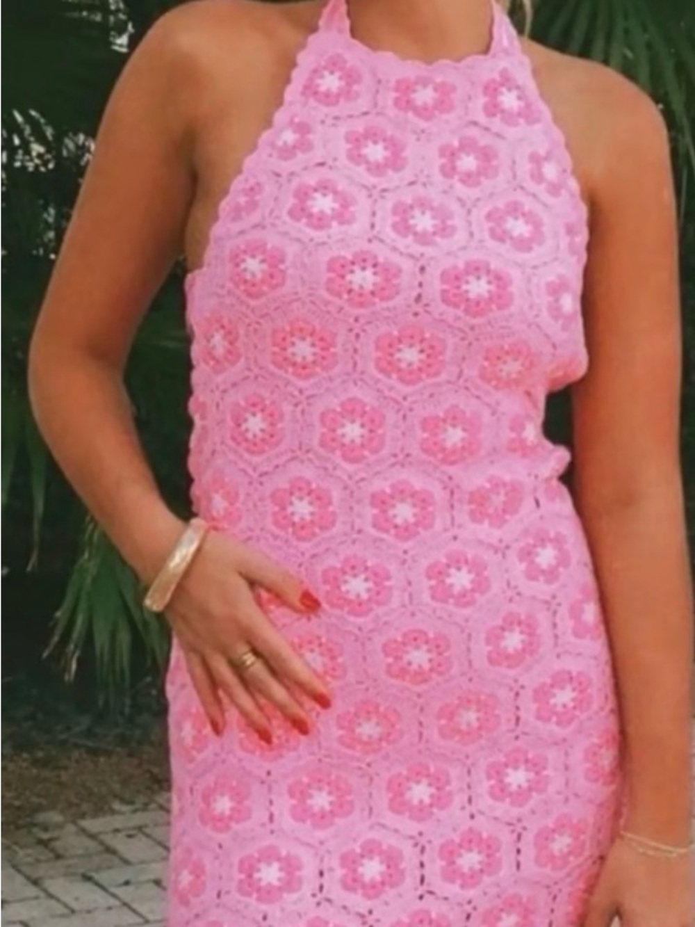 Show Me Your MuMu Barbie x MuMu Pink Gold Logo Tag - Picture 3 of 7
